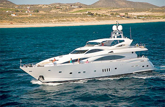 Luxury Yacht in Cabo San Lucas, Mexico